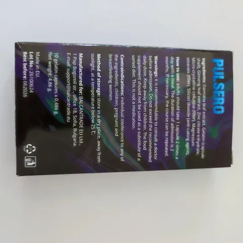 Pulsero – fotografía del envase 3 de 6