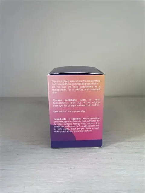 SlimJet – fotografía del envase 5 de 5
