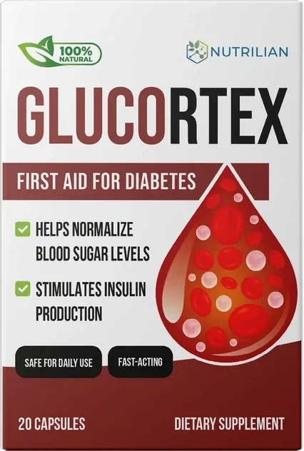 Envase de Glucortex